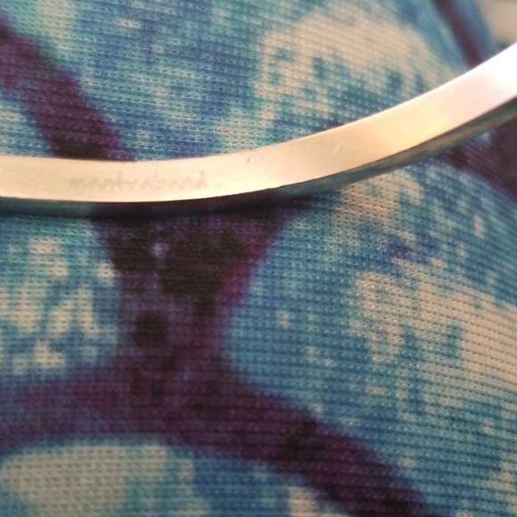 Boho Mantraband Infinity Silver Bracelet - Picture 3 of 3